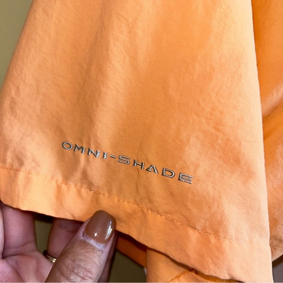 Columbia Bahama Orange fishing Shirt size XL Omni-Shade - Picture 6 of 6
